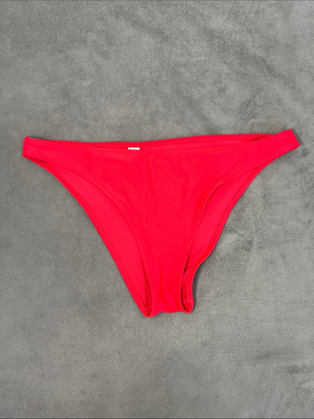 aerie Bright Red Cheeky Bikini Bottom LARGE